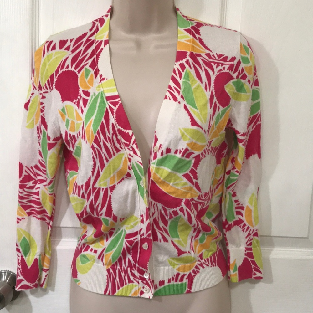 J. Crew Colorful Cardigan